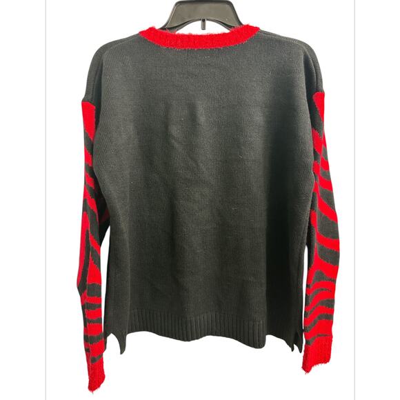 33 degrees Ugly Christmas Pullover Sweater Cat Presents Gift Womens Size Medium - Picture 4 of 8